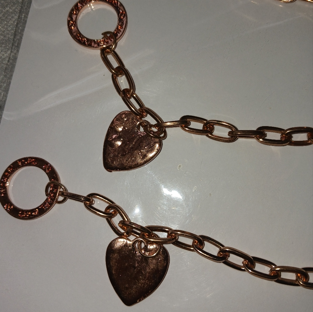 20 (Suss) Michael Kors Pave Heart Toggle Bracelets. HILARIOUS! Gag Gift? - Picture 8 of 11